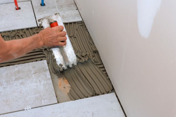 Bathroom Floor Renovation in Sun City