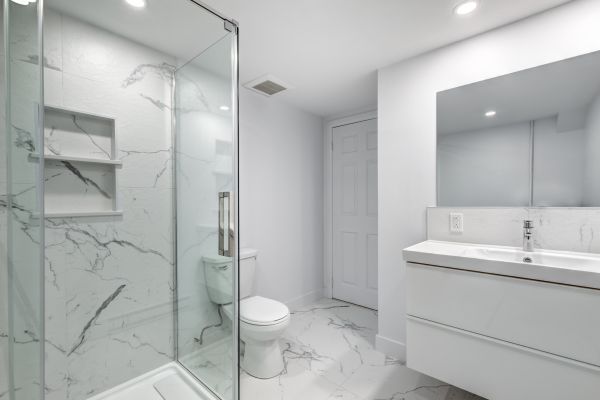 Basement Bathroom Construction in Sun City